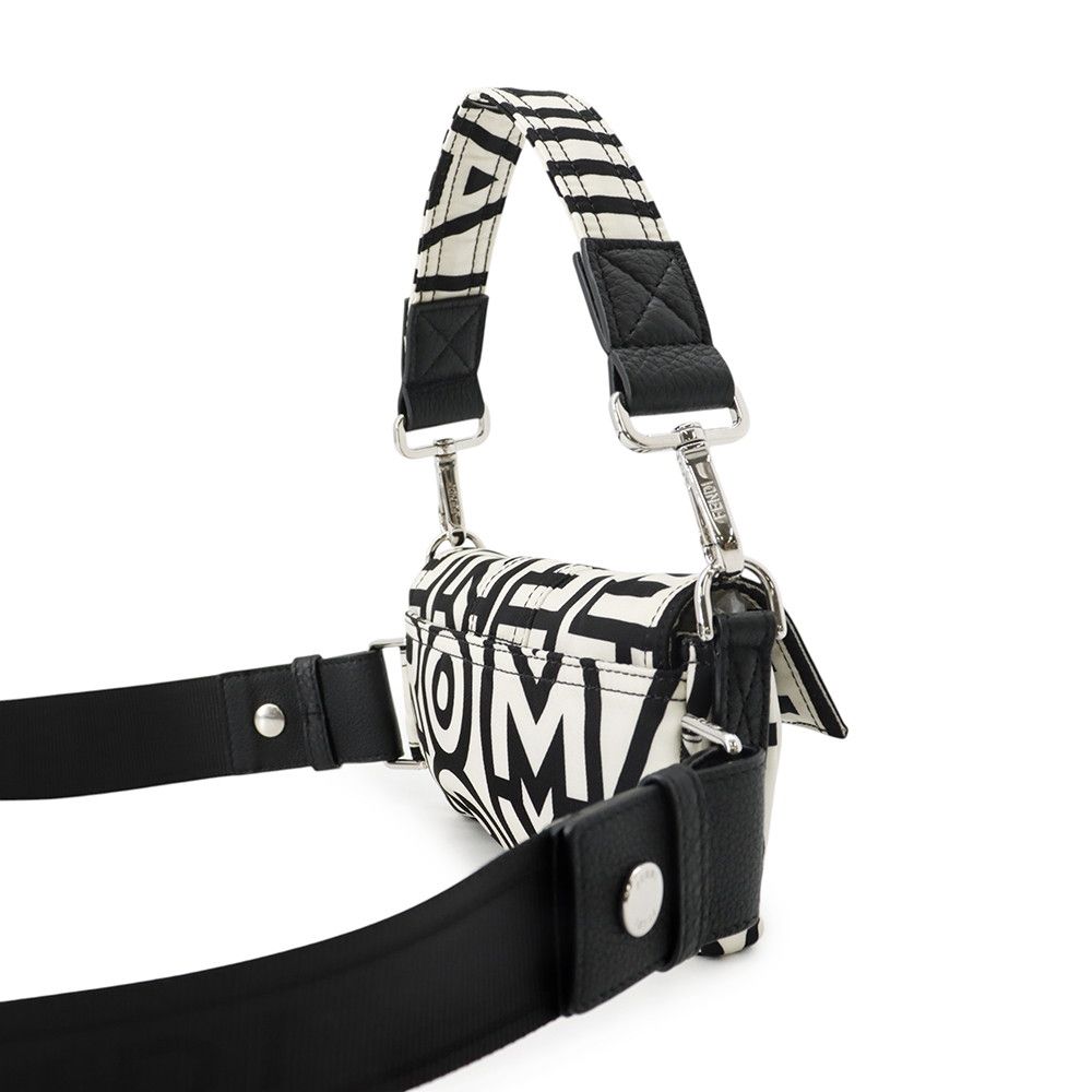 Fendi Belt Bag Zucca Bucket Mini Mark Jacobs Collaboration Nylon Black White — view 3