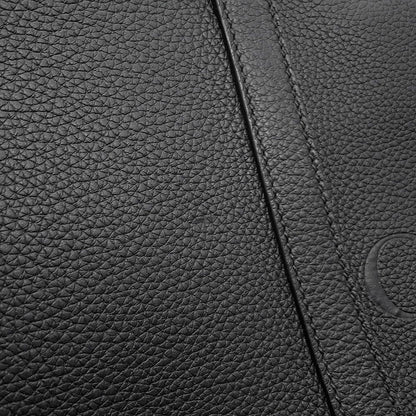 Gucci Business Embossed Logo Briefcase Leather Handbag Black — view 6