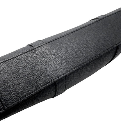 Gucci Business Embossed Logo Briefcase Leather Handbag Black — view 8