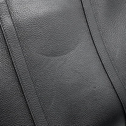 Gucci Business Embossed Logo Briefcase Leather Handbag Black — view 9