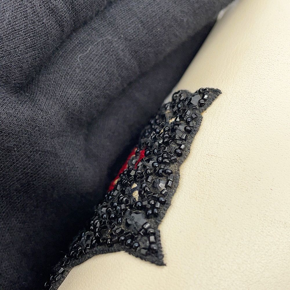 Gucci Chain Shoulder Bag Duonysus Panthere Beaded Embroidery Leather — view 9