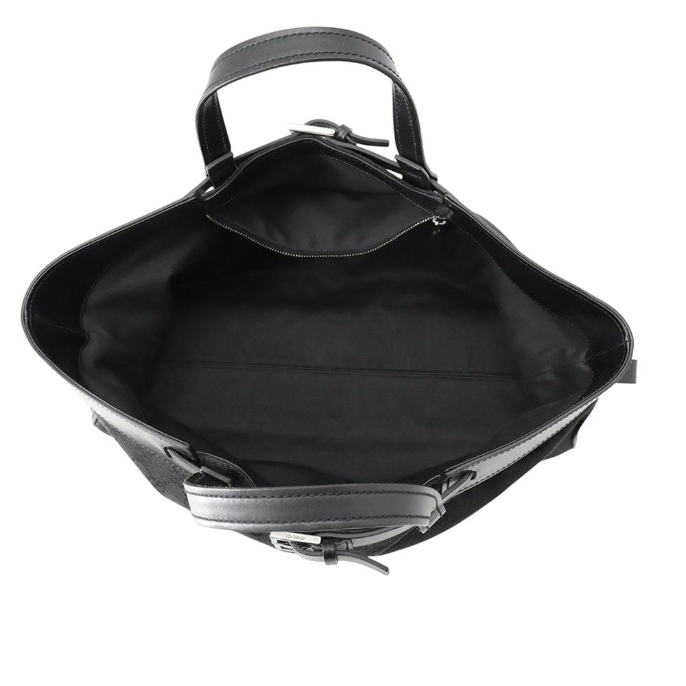 Gucci Tote GG Canvas Leather Black — view 5