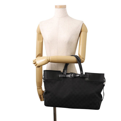 Gucci Tote GG Canvas Leather Black — view 4