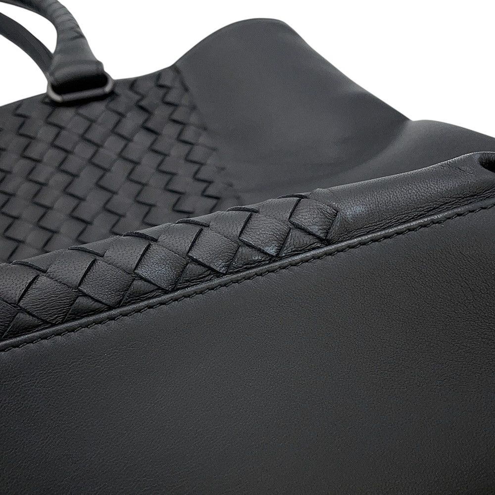 Bottega Veneta Tote Intrecciato Leather Black — view 7