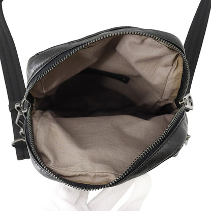 Bottega Veneta Shoulder Bag Intrecciato Leather Black — view 5