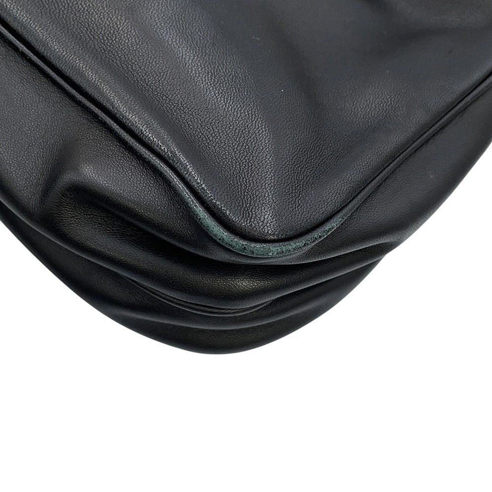 Bottega Veneta Shoulder Bag Intrecciato Leather Black — view 7