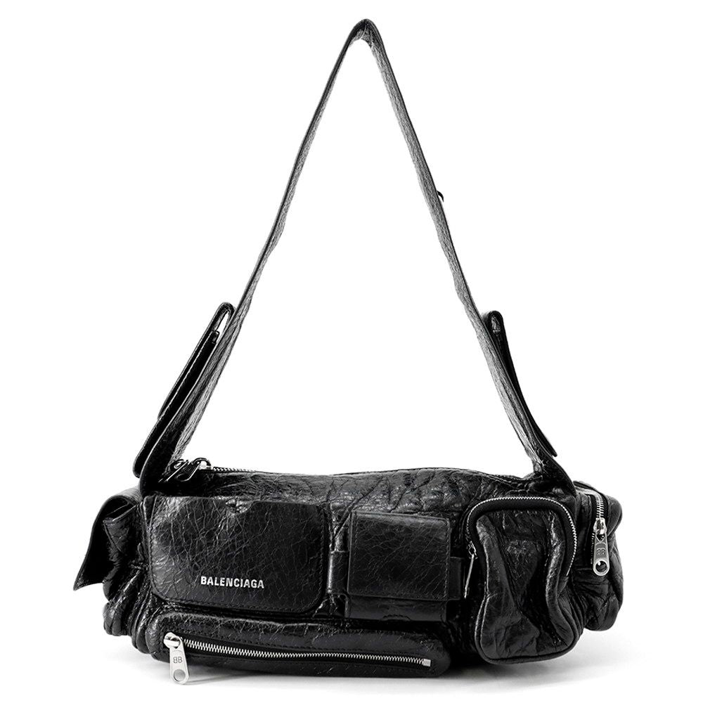 Balenciaga Shoulder Bag Super Business Black