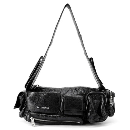 Balenciaga Shoulder Bag Super Business Black