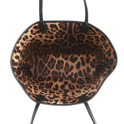 Dolce & Gabbana Tote Fefe Shopping Leather & Black — view 5