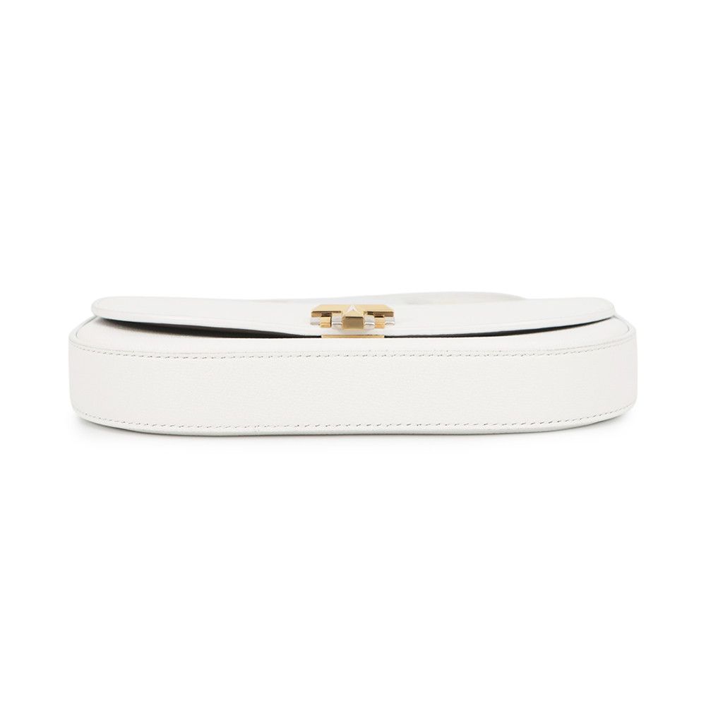 Tiffany & Co Shoulder Bag T Deco Leather White — view 3