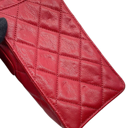 Chanel Chain Shoulder Bag Pochette Quilted CC Logo Lambskin Phone Pouch — view 7