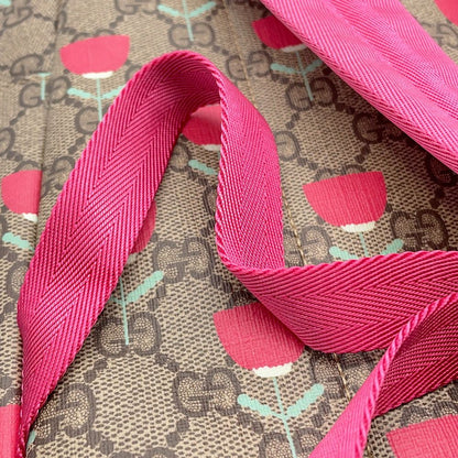 Gucci Backpack Flower Print Children's GG Supreme Leather Kids Kim Seungyoung — view 7
