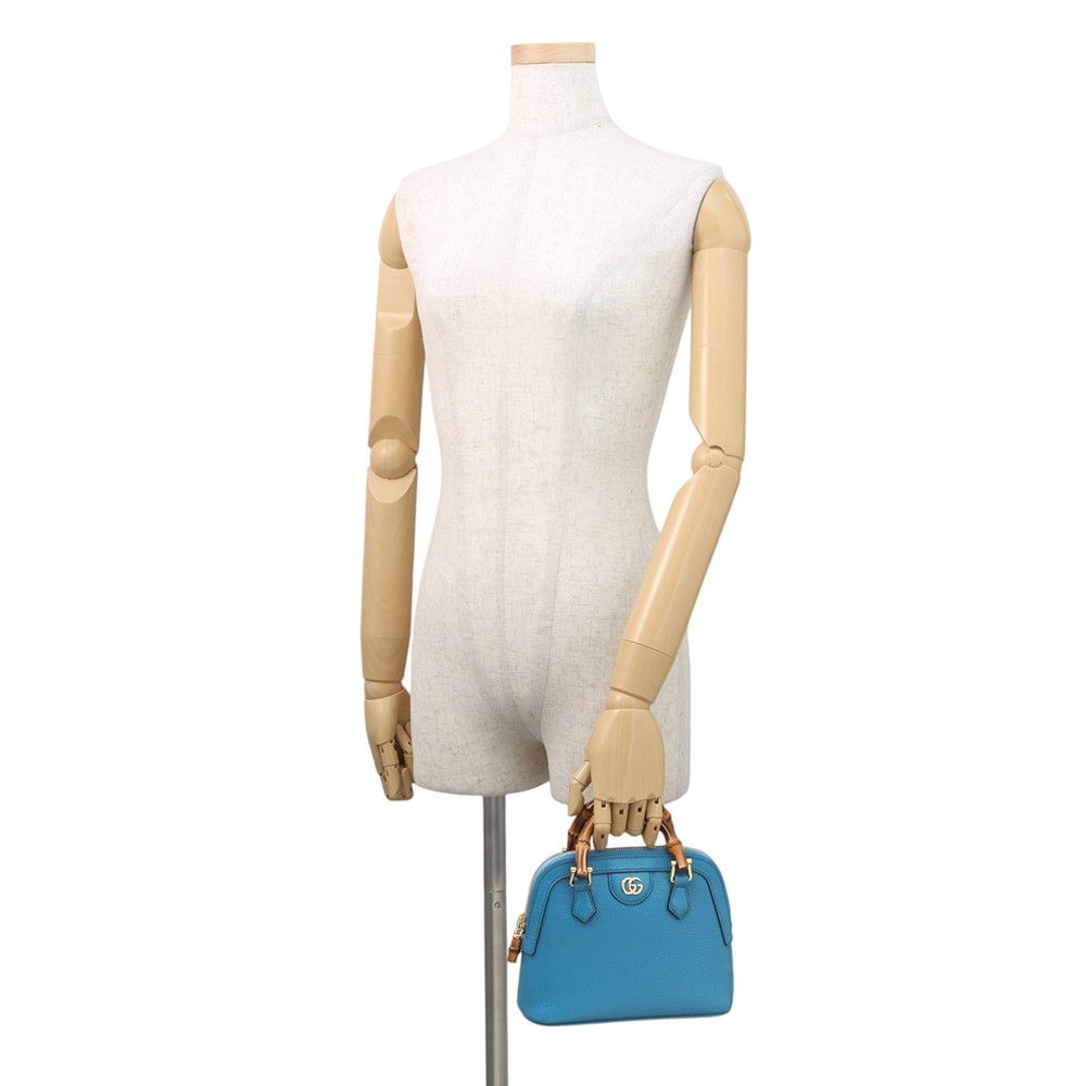 Gucci Diana Bamboo Mini Leather 2-Way Shoulder — view 4