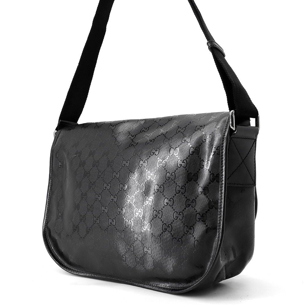 Gucci Shoulder Bag GG Supreme Crossbody Black — view 2
