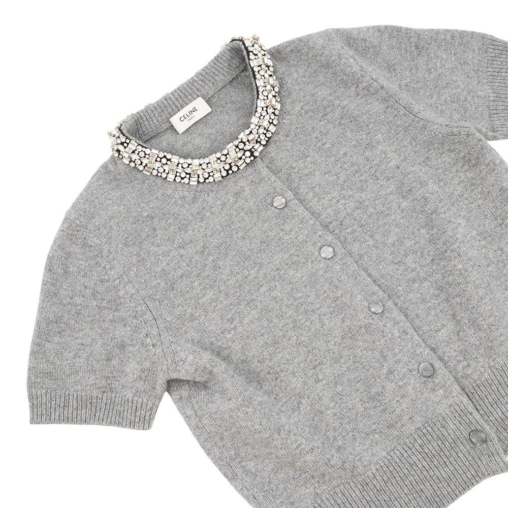 Celine Cardigan Rhinestone Cashmere XS — view 3