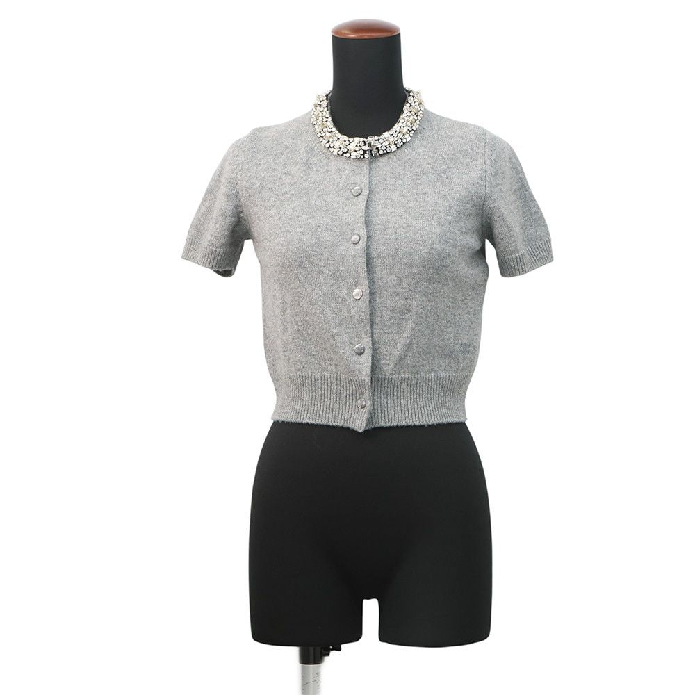 Celine Cardigan Rhinestone Cashmere XS