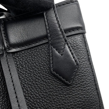 Fendi Shoulder Bag Origami Mini Leather 2-Way Black — view 7