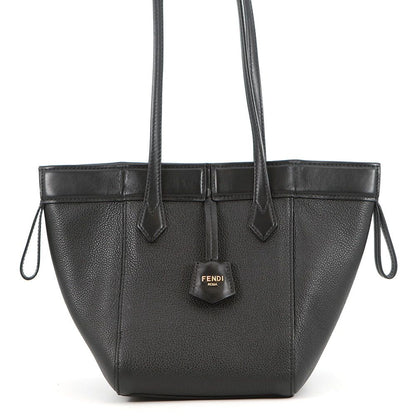 Fendi Shoulder Bag Origami Mini Leather 2-Way Black — view 3