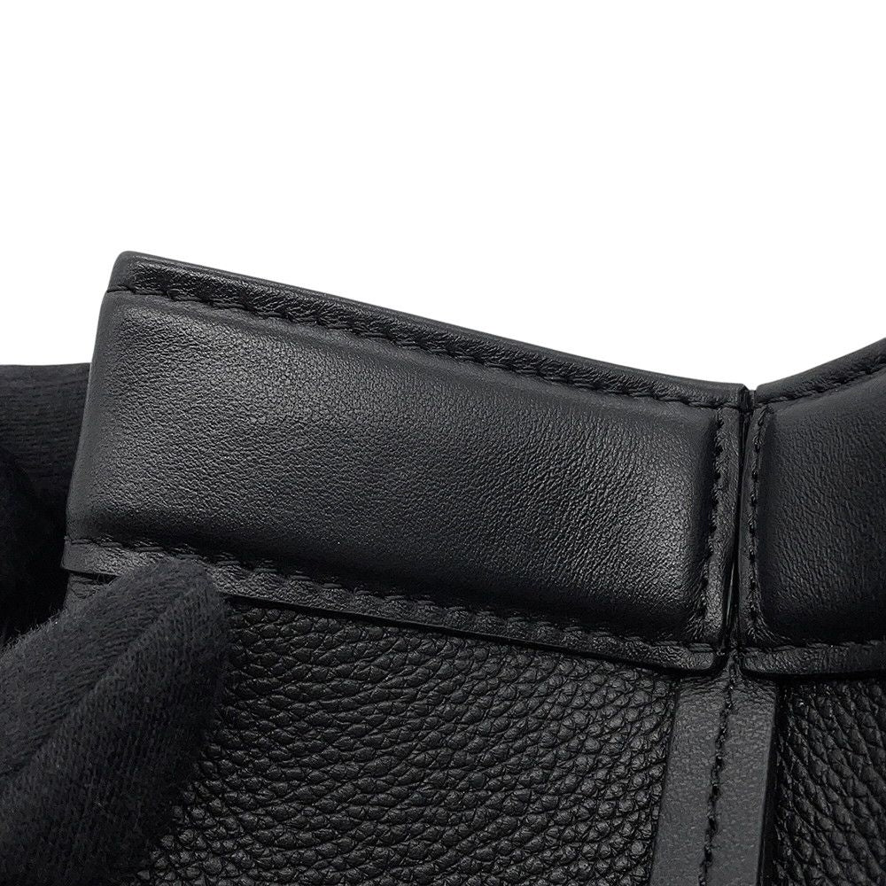 Fendi Shoulder Bag Origami Mini Leather 2-Way Black — view 9