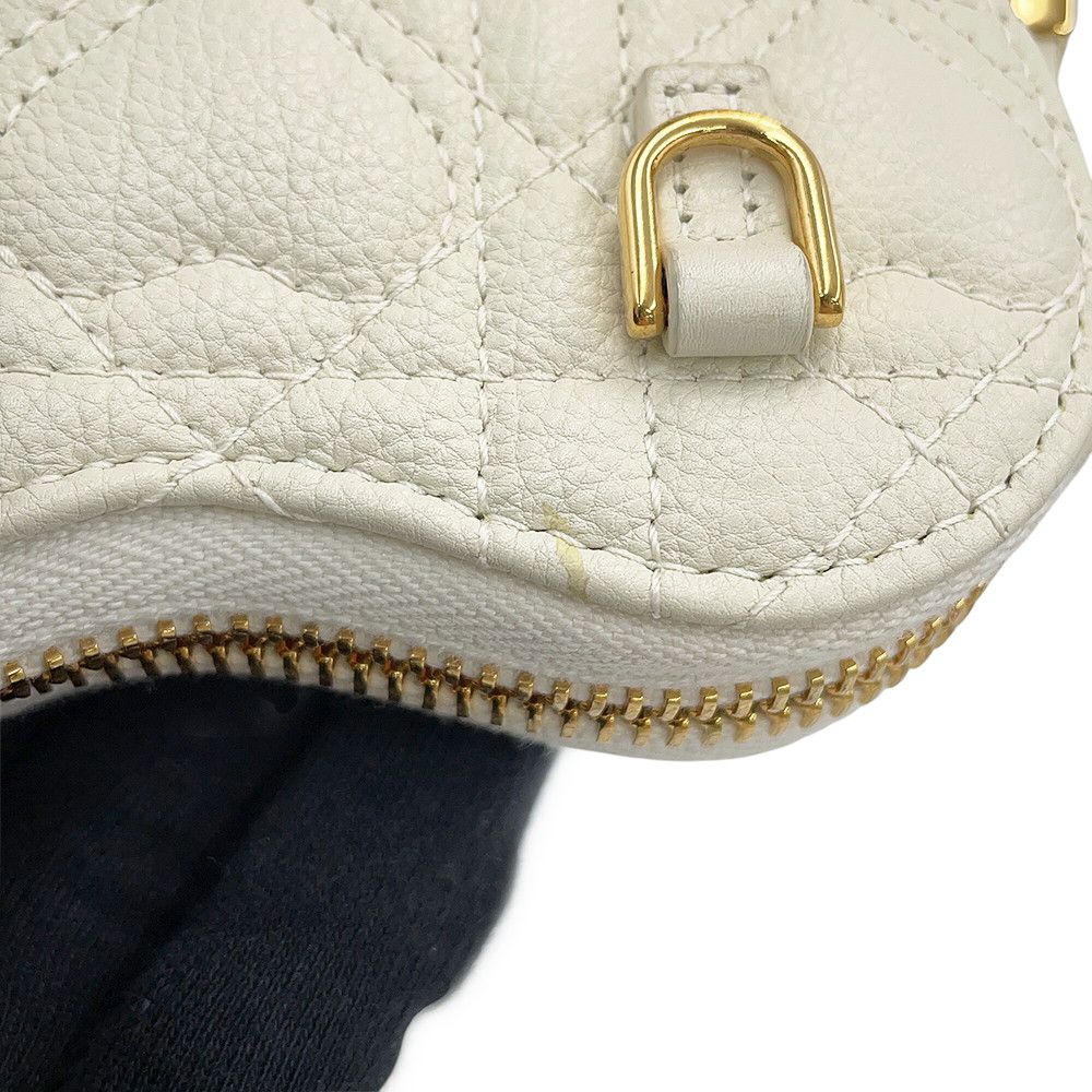 Dior Chain Shoulder Pouch Amour Caro Cuffleather — view 6