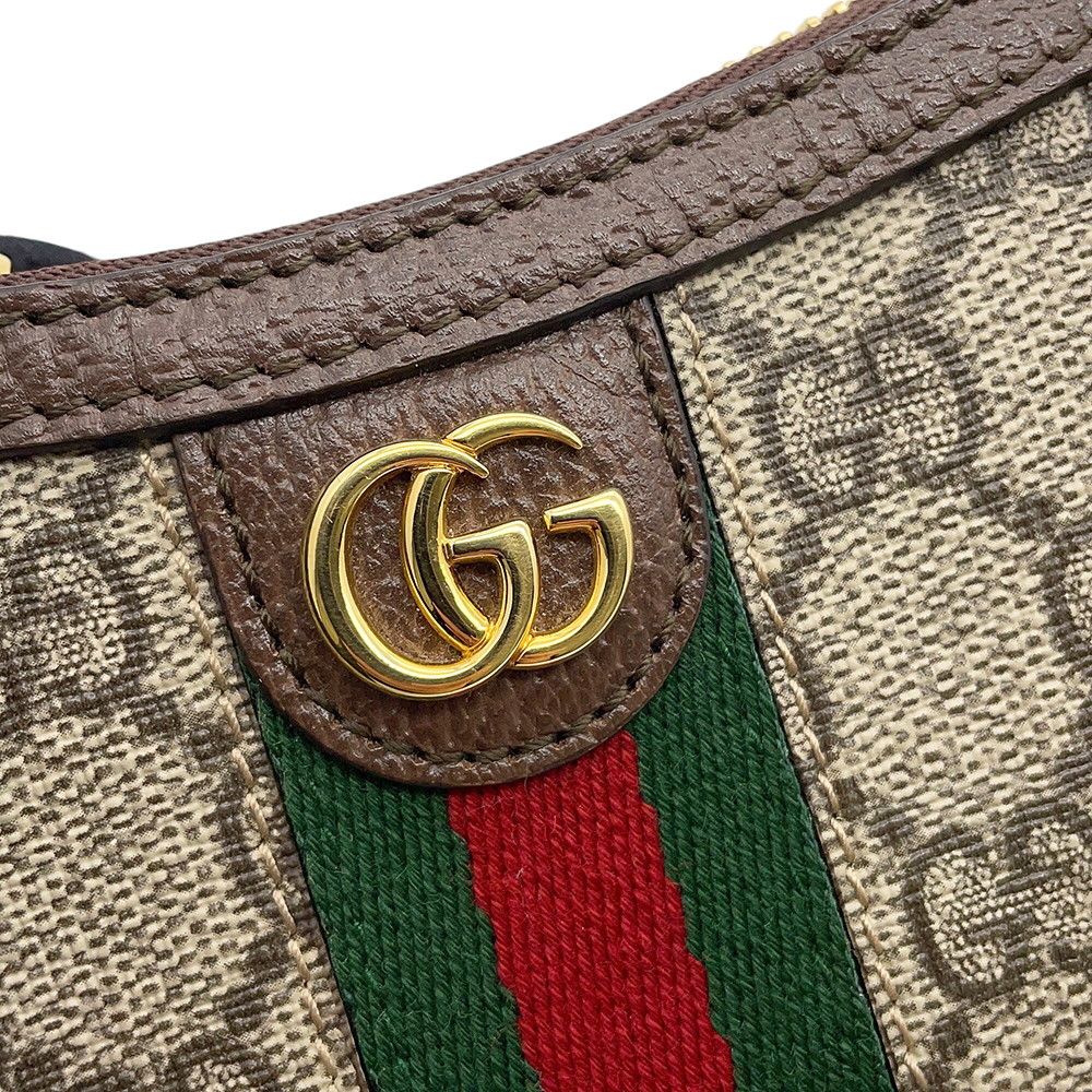 Gucci Ophidia Mini Bag GG Supreme Leather Pouch — view 6