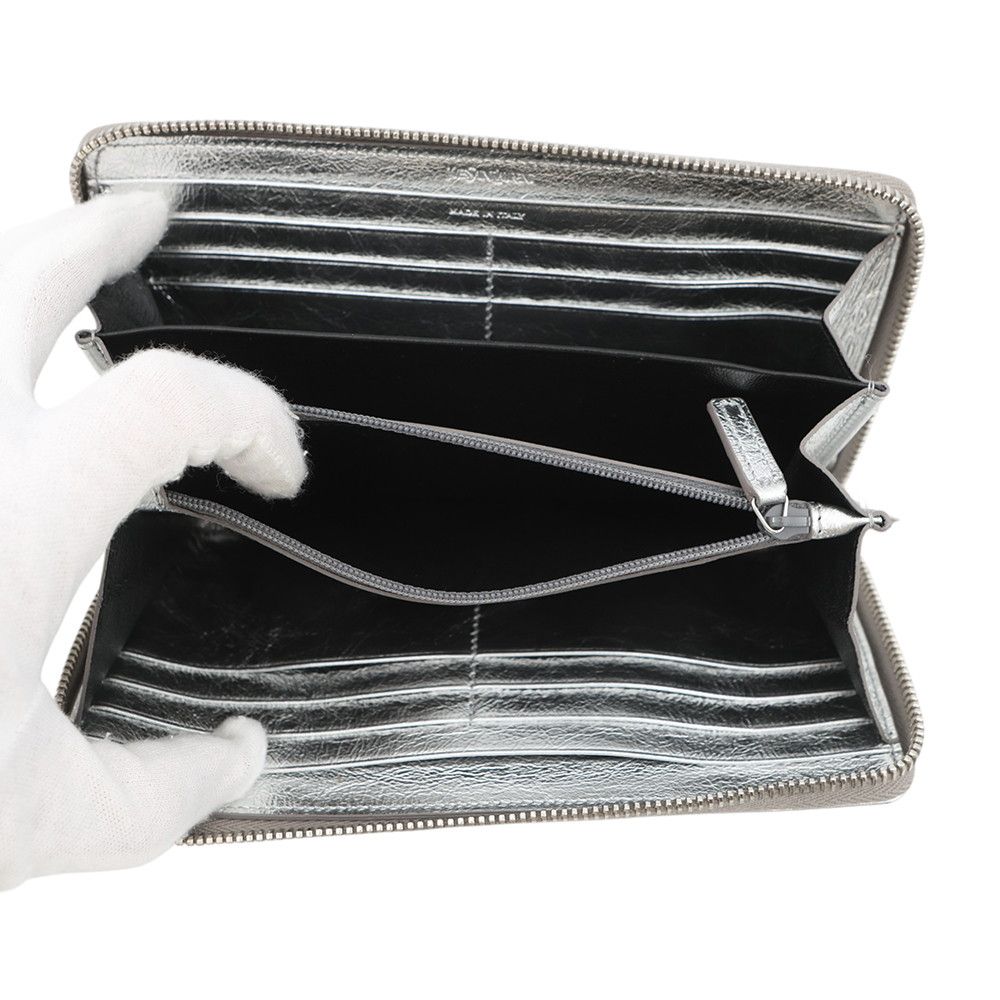 Saint Laurent Paris Wallet YSL Logo Leather — view 4