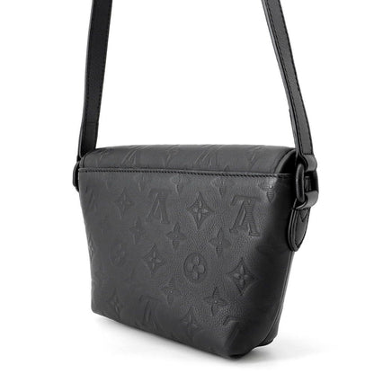 Louis Vuitton Shoulder Bag Monogram Shadow Pulse Wearable Wallet Black — view 2