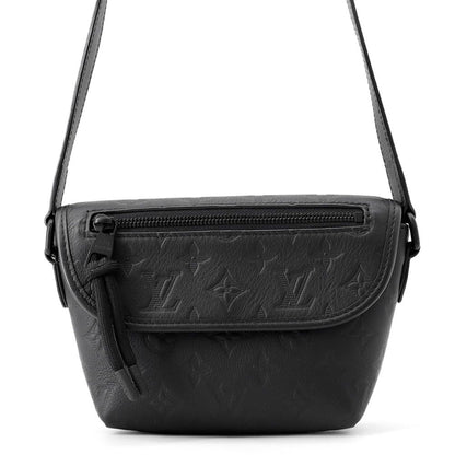 Louis Vuitton Shoulder Bag Monogram Shadow Pulse Wearable Wallet Black