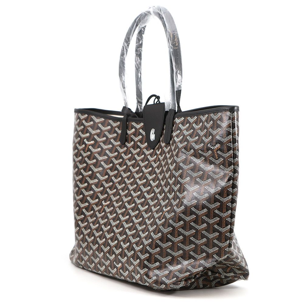 Goyard Tote Saint Louis PM Leather Black with Pouch — view 2