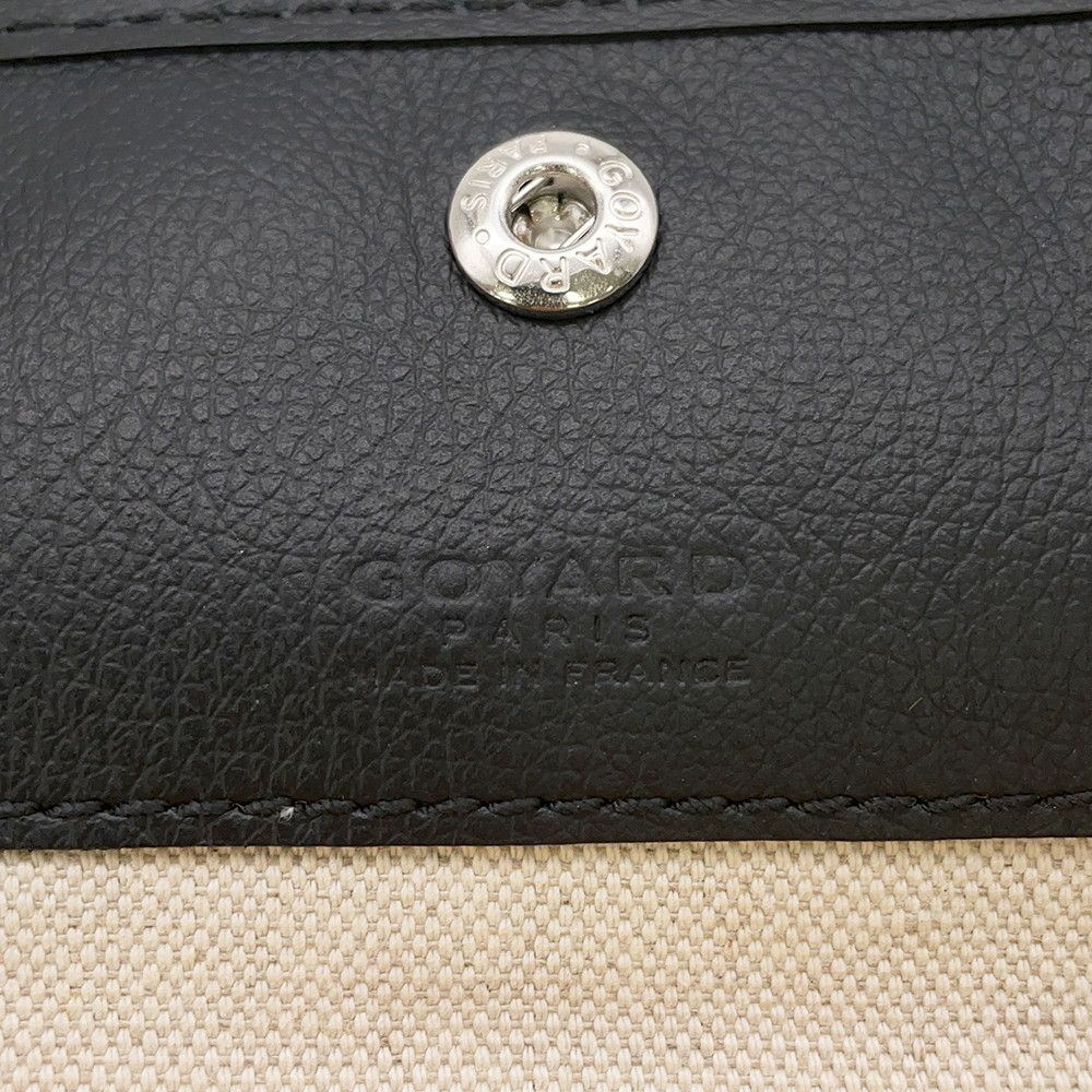 Goyard Tote Saint Louis PM Leather Black with Pouch — view 6