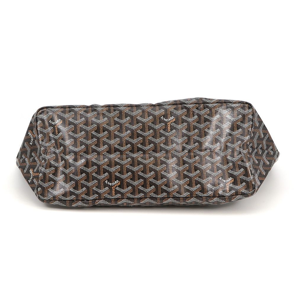Goyard Tote Saint Louis PM Leather Black with Pouch — view 3