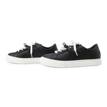 Hermes Sneakers Day Kelly Buckle Leather 37.5 Shoes Black — view 2