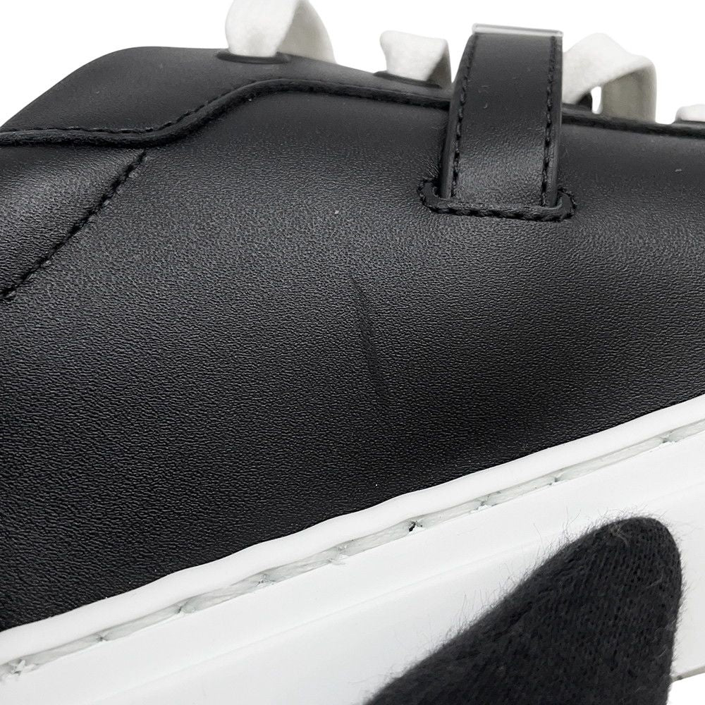 Hermes Sneakers Day Kelly Buckle Leather 37.5 Shoes Black — view 5