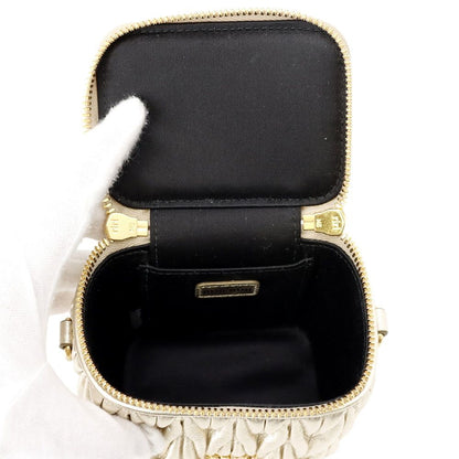 Miu Miu Miu Shoulder Bag Matelasse Micro Leather — view 5