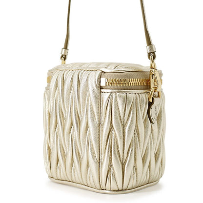 Miu Miu Miu Shoulder Bag Matelasse Micro Leather — view 2