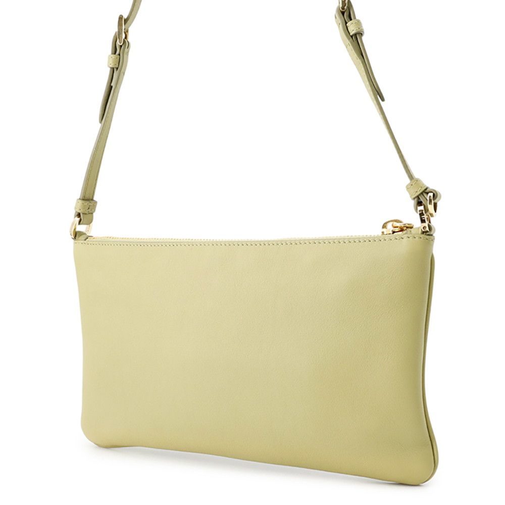 Prada Shoulder Bag Triangle Logo Leather — view 2