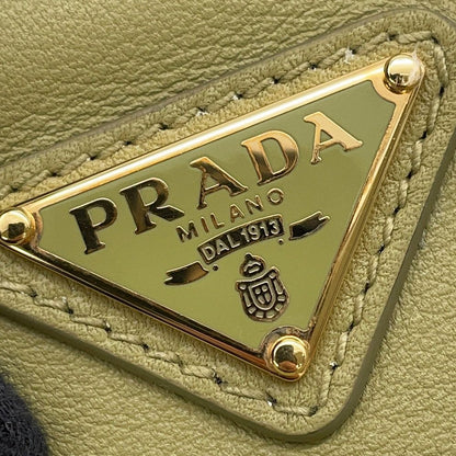 Prada Shoulder Bag Triangle Logo Leather — view 6