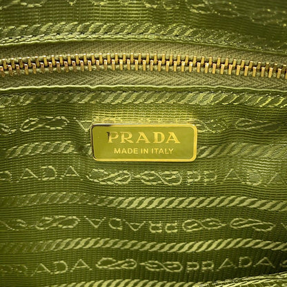 Prada Shoulder Bag Triangle Logo Leather — view 9