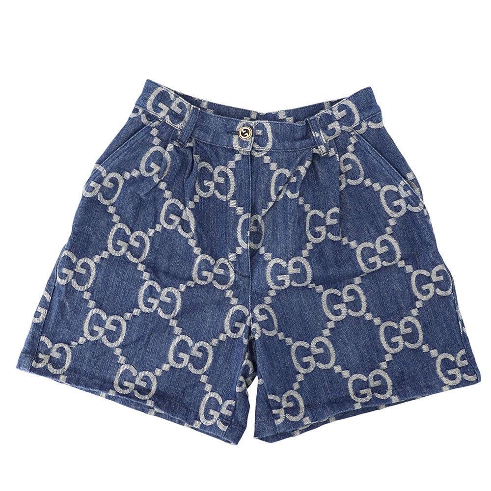 Gucci Pants GG Denim Shorts Cotton 42