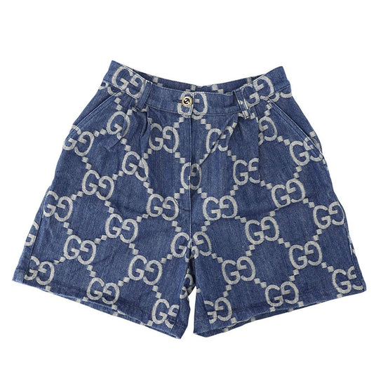 Gucci Pants GG Denim Shorts Cotton 42