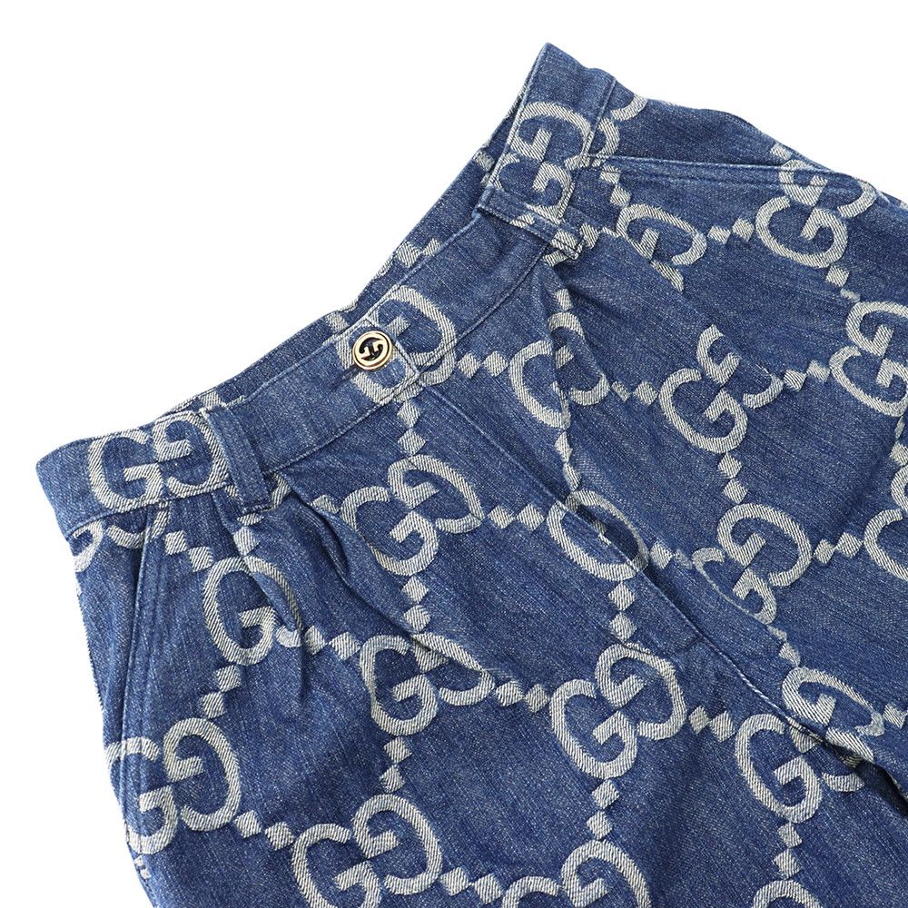 Gucci Pants GG Denim Shorts Cotton 42 — view 3