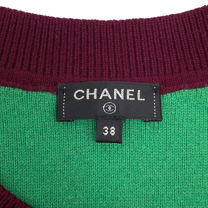 Chanel Knit CC Logo Cashmere 38 Sweater — view 7