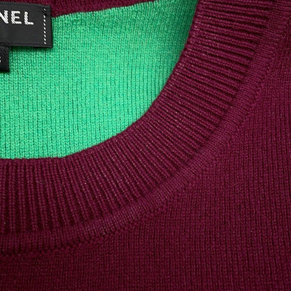 Chanel Knit CC Logo Cashmere 38 Sweater — view 6
