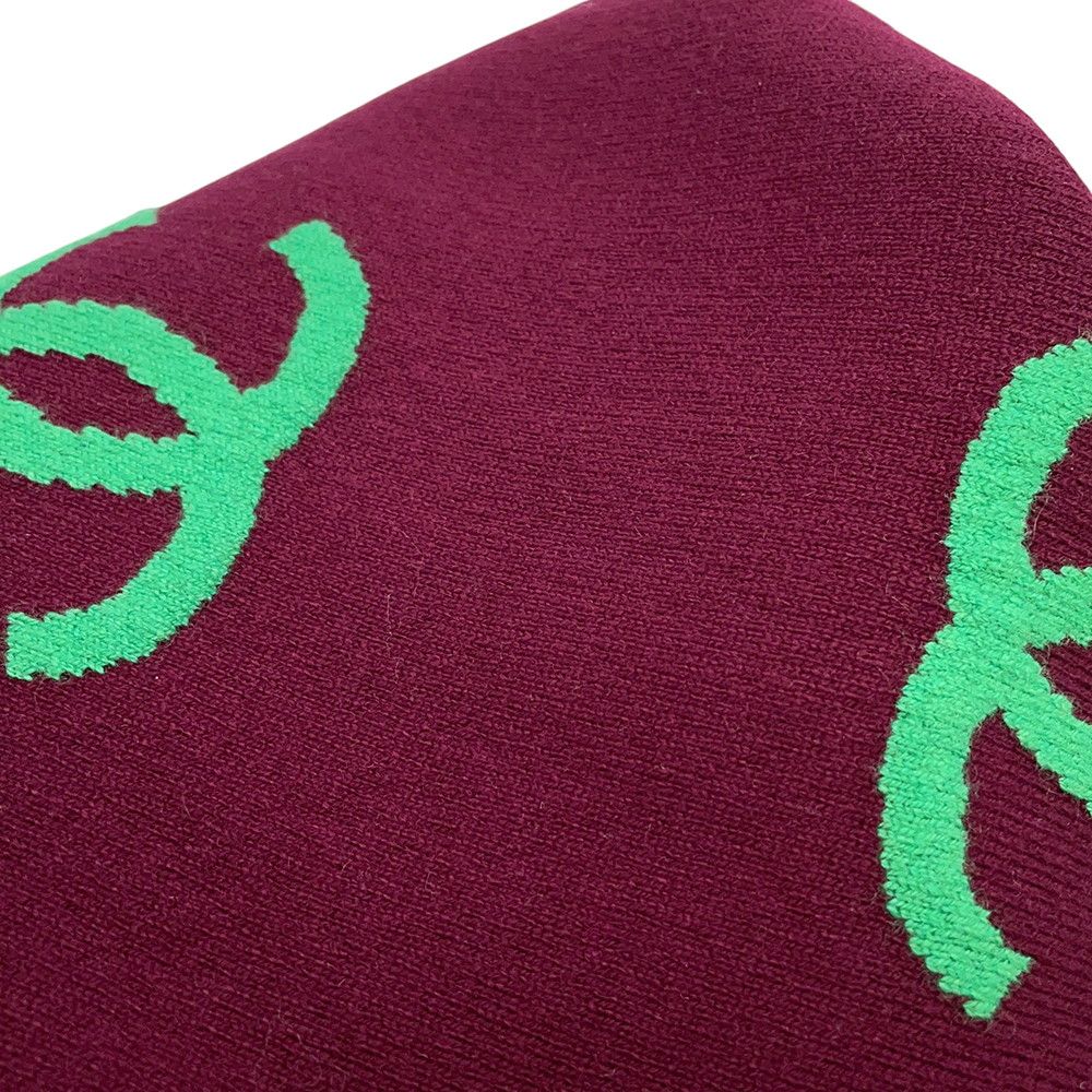 Chanel Knit CC Logo Cashmere 38 Sweater — view 4