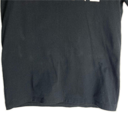 Celine Front Logo Classic Crew Neck Short Sleeve Shirt S Black — view 3