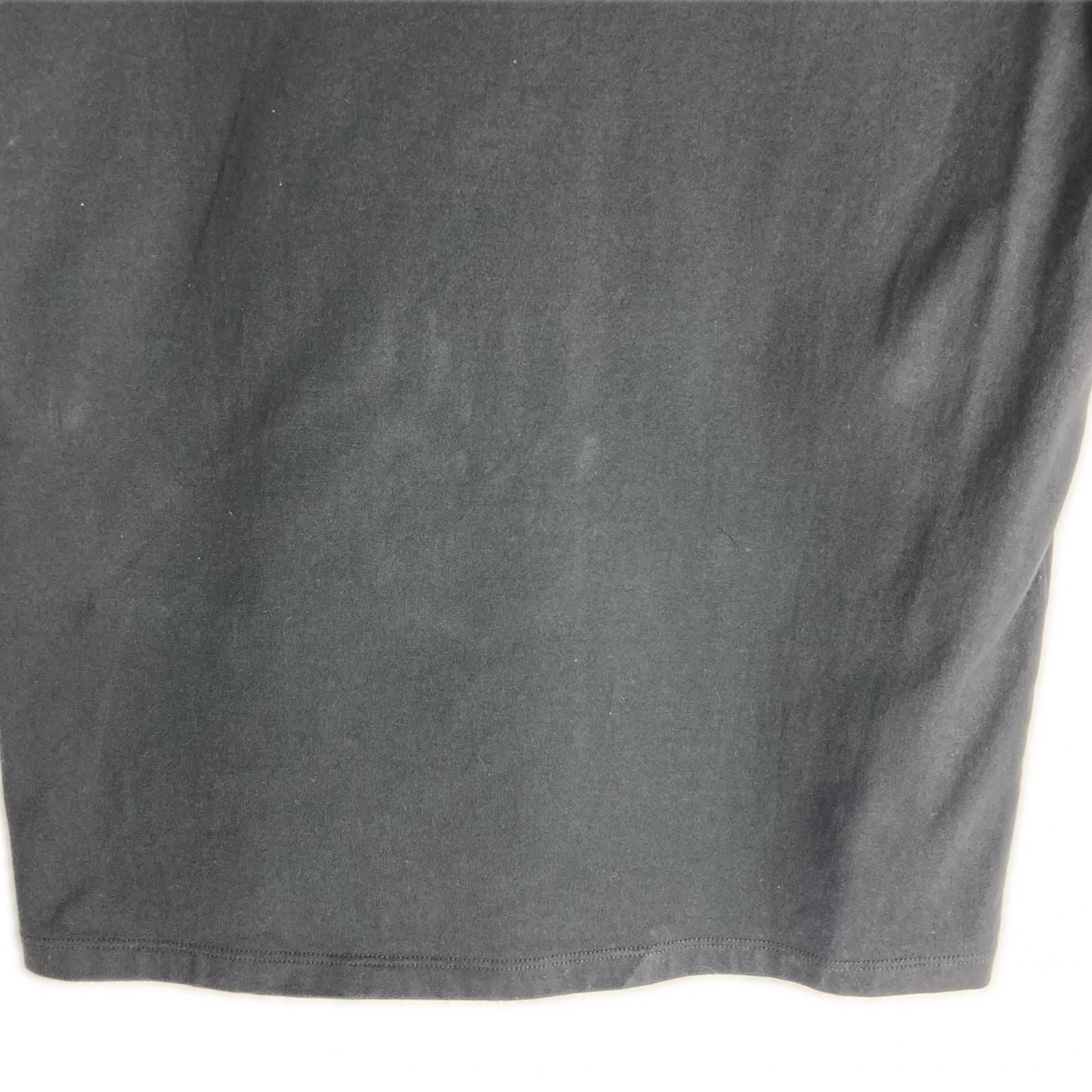 Celine Front Logo Classic Crew Neck Short Sleeve Shirt S Black — view 6