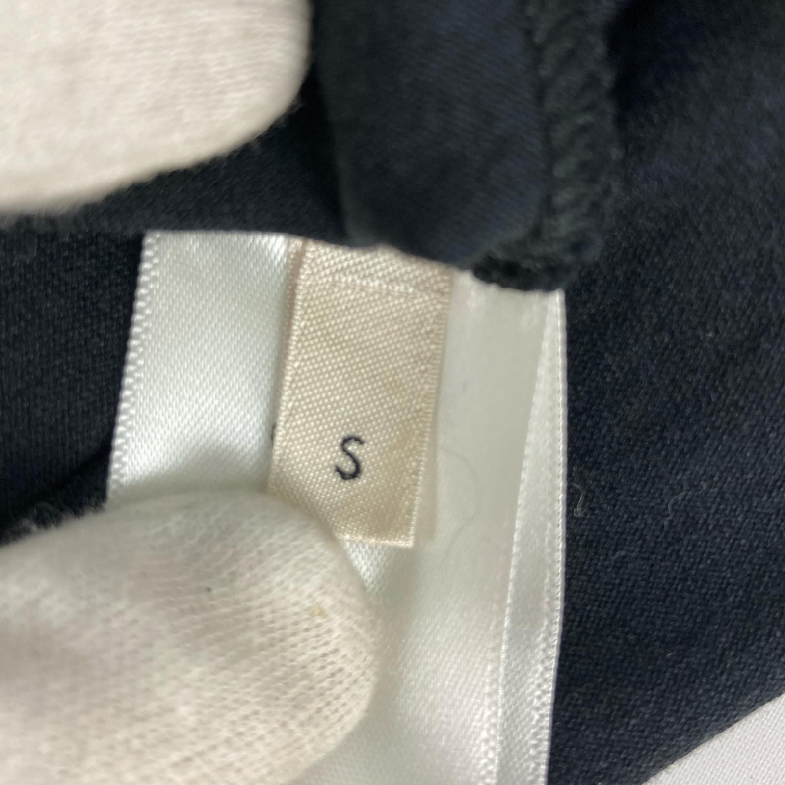 Celine Front Logo Classic Crew Neck Short Sleeve Shirt S Black — view 8