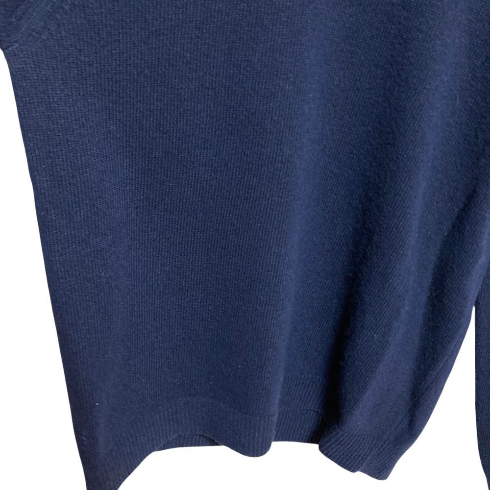 Gucci Crew Neck Wool Knit Sweater M Navy — view 5