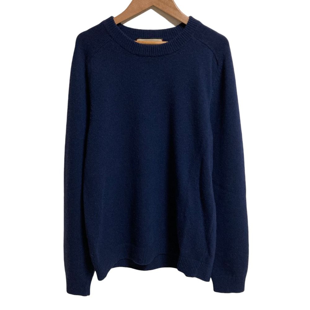 Gucci Crew Neck Wool Knit Sweater M Navy