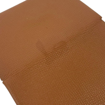 Hermes Calvi Veau Epsom Card Case Business Holder Brown — view 9